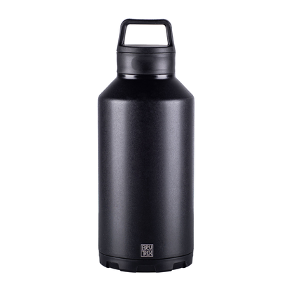 BruTrekker® 64oz Water Bottle in Obsidian – extra-large insulated bottle


