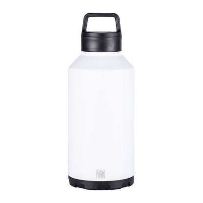 BruTrekker® 64oz Water Bottle in Snowflake – insulated growler bottle

