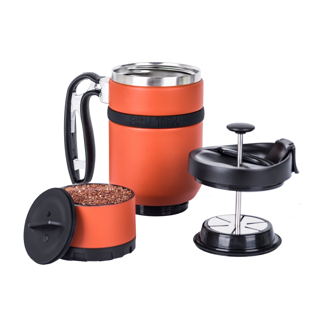 Double-Wall Travel French Press Wyndham House™ 21oz Stainless Steel Lined 