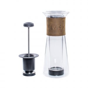 Ethoz Flask French Press With Press Assembly on the Side