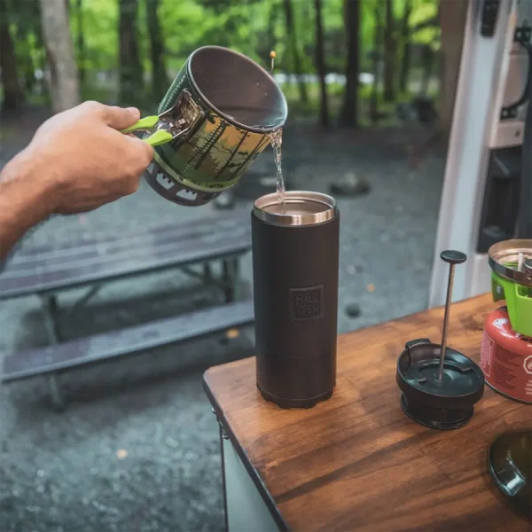 french press coffee for van life