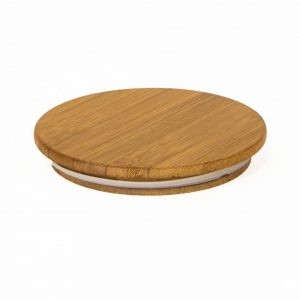 Photo of bamboo top lid for Airscape Ceramic