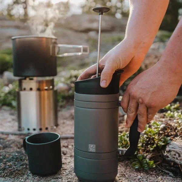 camping french press, best french press, basecamp by brutrek