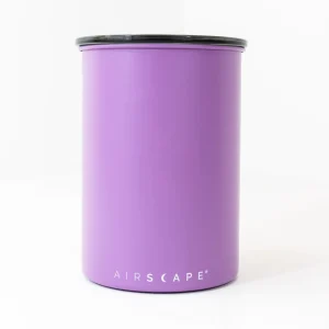 lupine, main airscape photo, airscape coffee canister