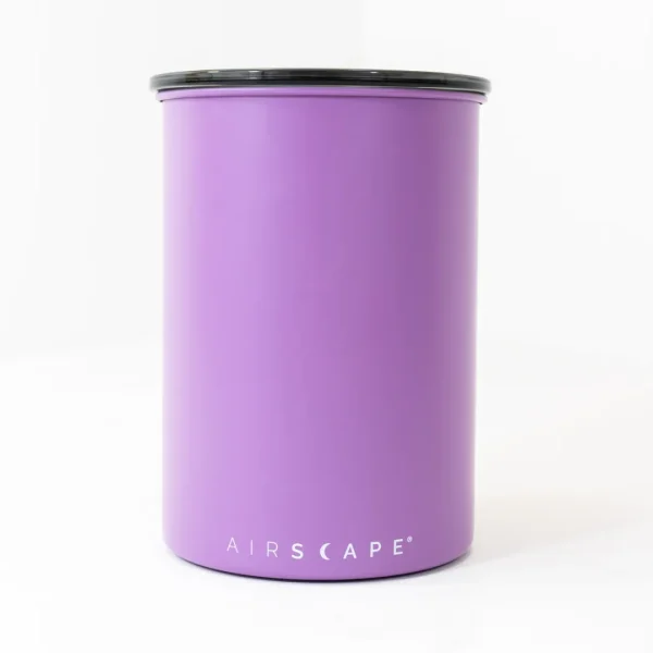 lupine, main airscape photo, airscape coffee canister