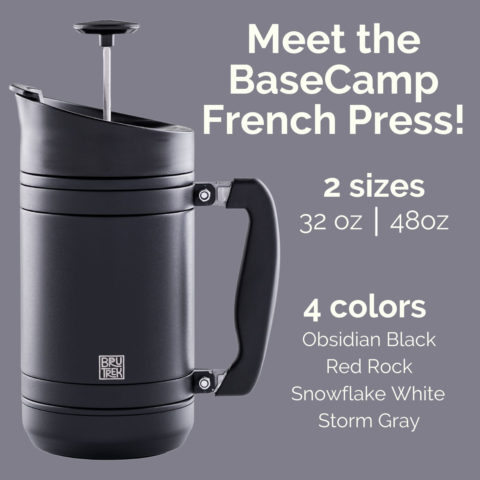 48oz. Base Camp French Press Mug – Cherry Blend Coffee Roasters