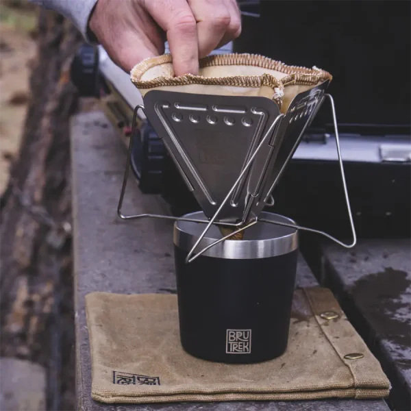Collapsible Pour Over Stove, camping pour over, campfire coffee