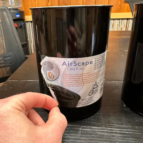 upcycle Airscape® Coffee Canister