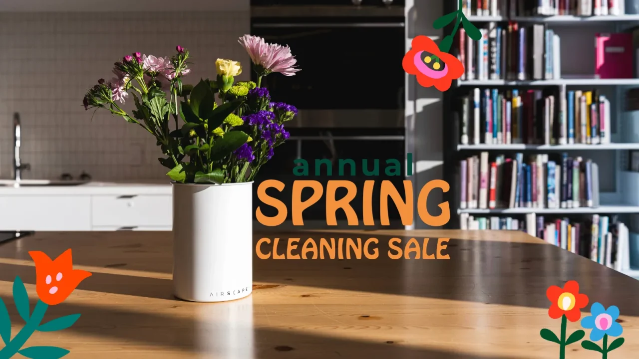 spring cleaning sale, airscape sale, coffee sale