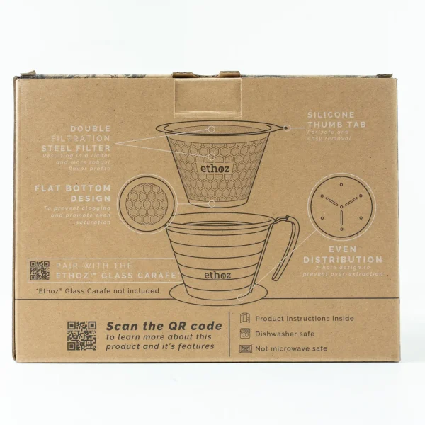 Pour Over Backside of Packaging