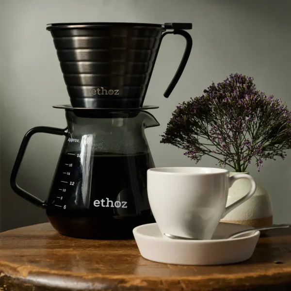 pouroverset, pour over set and carafe